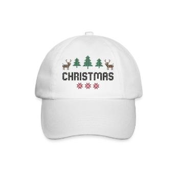 Noël - Casquette classique - blanc/blanc - Devant