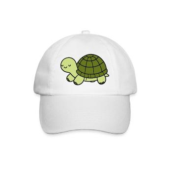 Turtle - Baseball Cap - white/white - Front
