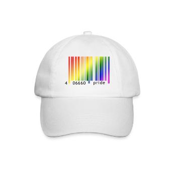 Devil Rainbow Pride - Baseballkappe - Weiß/Weiß - Vorne