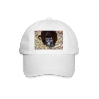 Cuban hutia also hutia-conga also Desmarest's huti - Baseball Cap - white/white - Front