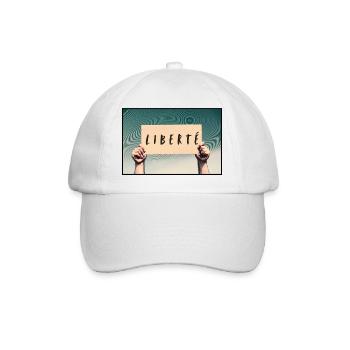 Sign - Freedom - Baseball Cap - white/white - Front