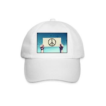 Pancarte - Peace sign - Casquette classique - blanc/blanc - Devant