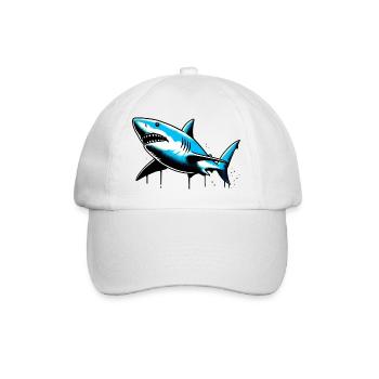 Hai - Baseballkappe - Weiß/Weiß - Vorne