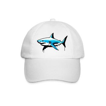 Hai - Baseballkappe - Weiß/Weiß - Vorne