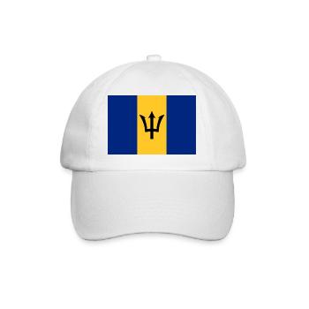 Barbados - Baseball Cap - white/white - Front