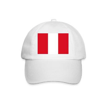 Peru - Baseball Cap - white/white - Front