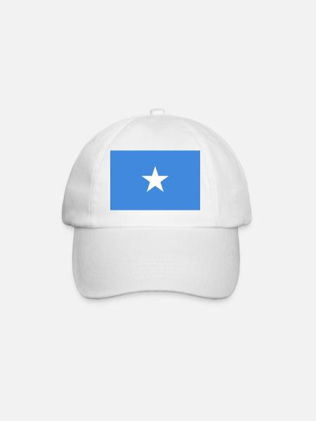 Somalia - Baseball Cap - white/white