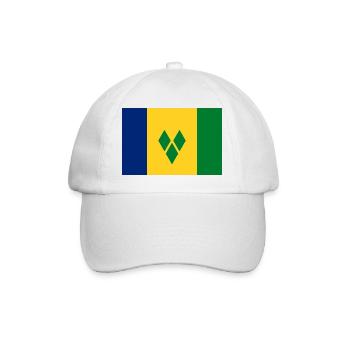 Saint-Vincent-et-les-Grenadines - Casquette classique - blanc/blanc - Devant