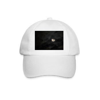 Mond - Baseballkappe - Weiß/Weiß - Vorne