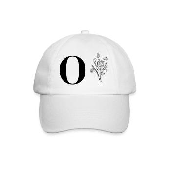 Minimalist Flowers - Baseball Cap - white/white - Front