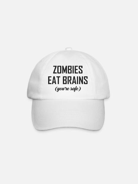 Zombies - Baseball Cap - white/white