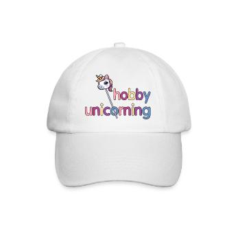 Hobby horsing licorne - Casquette classique - blanc/blanc - Devant