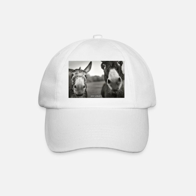 1200 Esel_Dudes - Casquette classique - blanc/blanc