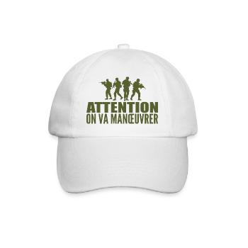septième compagnie, militaire, militaire humour - Casquette classique - blanc/blanc - Devant
