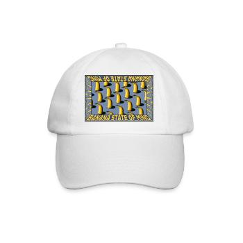 Banana State of Mind Pop-Art Look - Baseball Cap - white/white - Front
