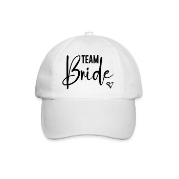 équipe de la Mariée Demoiselle d'Honneur Bride - Casquette classique - blanc/blanc - Devant