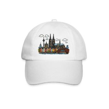Horizon de Cologne - Casquette classique - blanc/blanc - Devant