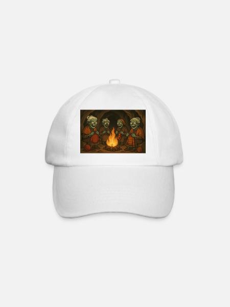 1000019114 - Baseball Cap - white/white