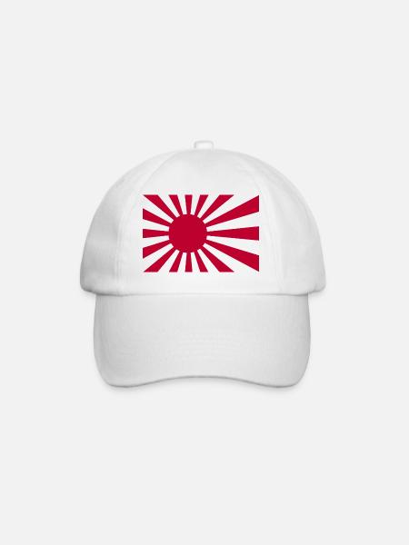 Drapeau du Soleil Levant - Casquette classique - blanc/blanc
