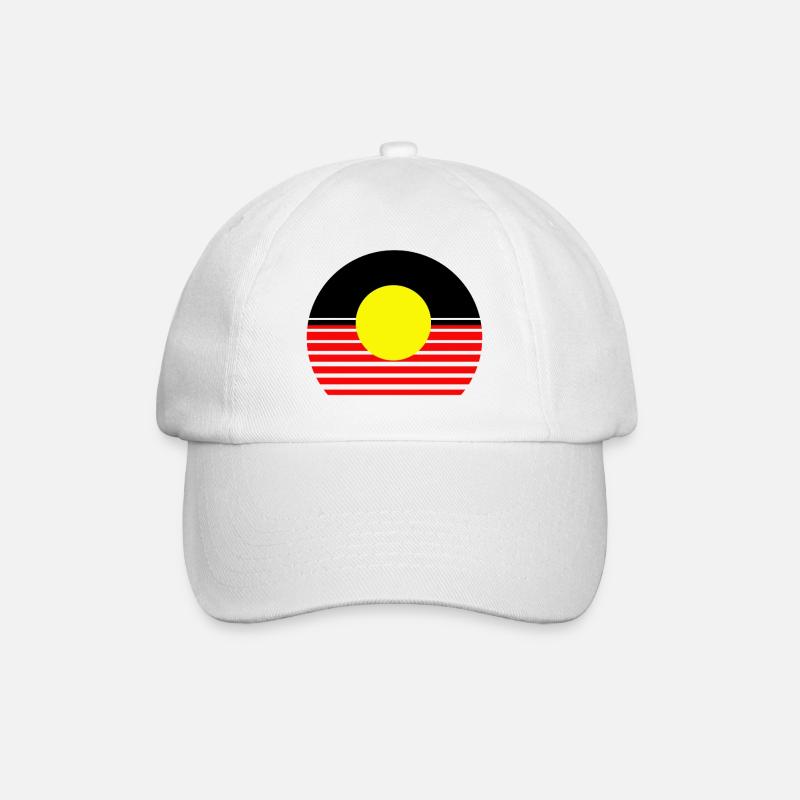 Australiens aborigènes - Casquette classique - blanc/blanc