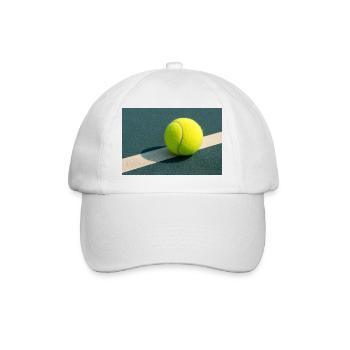 Sport - Balle de tennis - Casquette classique - blanc/blanc - Devant