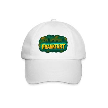 Frankfurt - Baseballkappe - Weiß/Weiß - Vorne