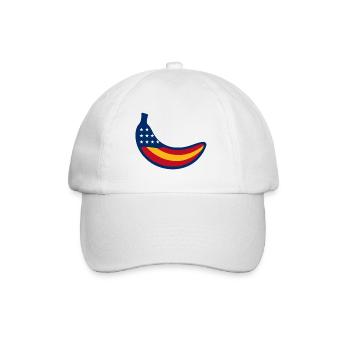 Bananamerica - Baseballkappe - Weiß/Weiß - Vorne