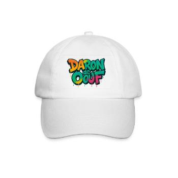 Daron de ouf - Casquette classique - blanc/blanc - Devant