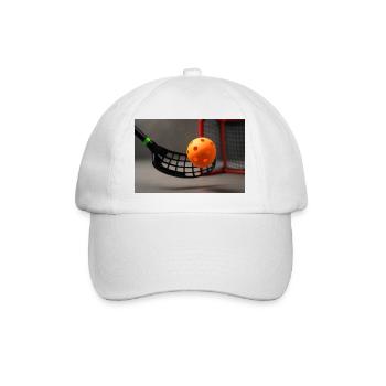 Sport - Floorball, bâton et ballon - Casquette classique - blanc/blanc - Devant