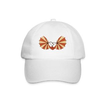 Flügel Schneider von Ulm - Baseball Cap - white/white - Front
