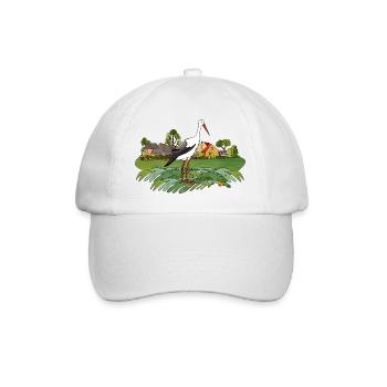Cigogne - Casquette classique - blanc/blanc - Devant