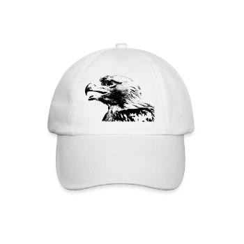 Eagle - Baseball Cap - white/white - Front