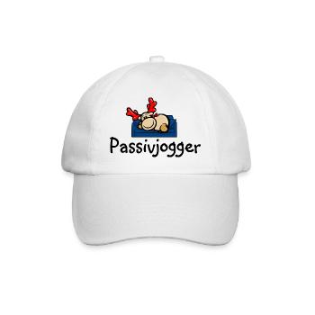 Le renne Elmondo sur le canapé en tant que joggeur passif - Casquette classique - blanc/blanc - Devant