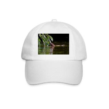 000_1134_DxO - Feeding Beneath Willow Leaves - Baseball Cap - white/white - Front