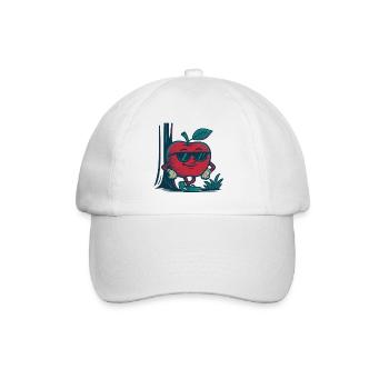 Pomme égalée - Casquette classique - blanc/blanc - Devant