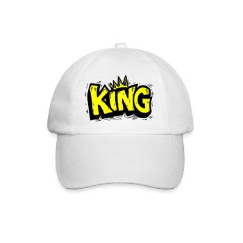 Lettrage King Graffiti - Casquette classique - blanc/blanc - Devant