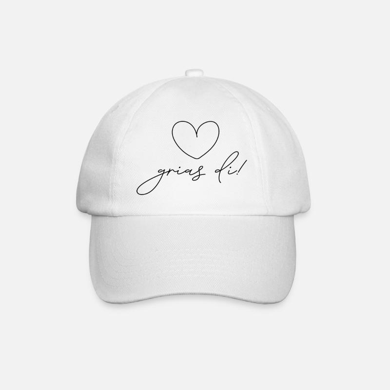 Bonjour ! - Casquette classique - blanc/blanc