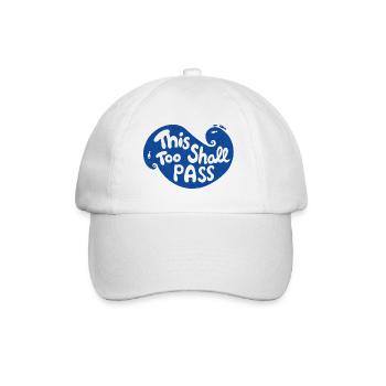 This Too Shall Pass Wave - Baseball Cap - white/white - Front