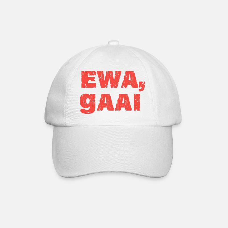 Ewa, jay. Antwerp proverbs - Baseball Cap - white/white