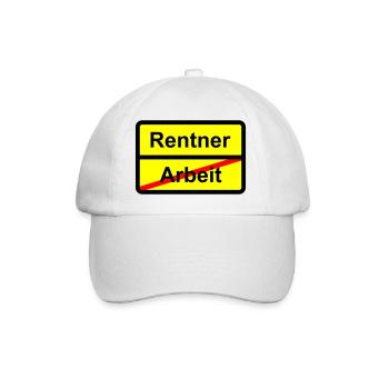 Critical Melody Pensioner Work - Baseball Cap - white/white - Front