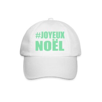 WEIHNACHTEN. FROHE WEIHNACHTEN. FROHE WEIHNACHTEN. WEIHNACHTSMANN - Baseballkappe - Weiß/Weiß - Vorne