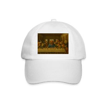 Chiens Cène - Casquette classique - blanc/blanc - Devant