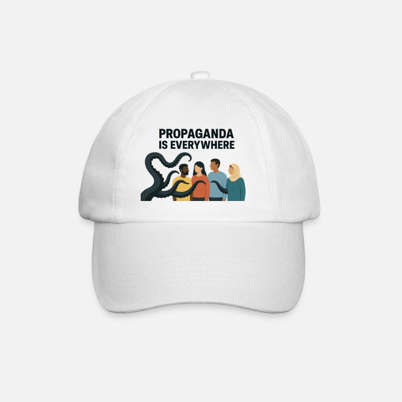 La propagande est une image de diversité partout - Casquette classique - blanc/blanc