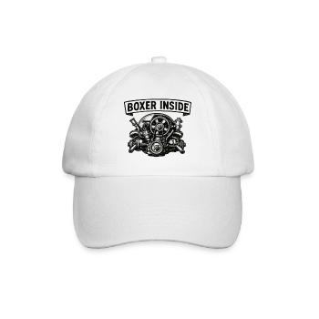 Boxer inside - Baseball Cap - white/white - Front