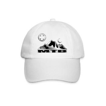 MTB bike - Baseballkappe - Weiß/Weiß - Vorne