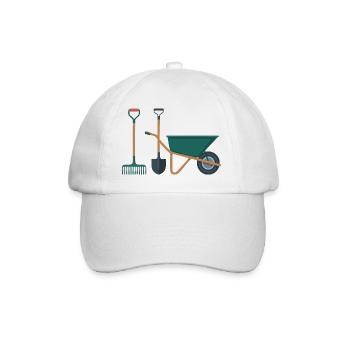 Garten - Baseballkappe - Weiß/Weiß - Vorne