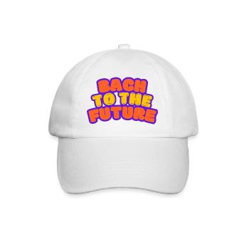 Bach to the Future Johann Sebastian Bach - Baseball Cap - white/white - Front