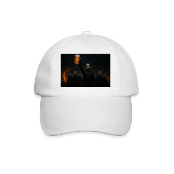 What do we drink? - Baseball Cap - white/white - Front