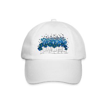 Blumen - Baseball Cap - white/white - Front