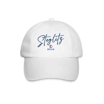 Steglitz - Berlin Flag - Berlin Bear - Baseball Cap - white/white - Front